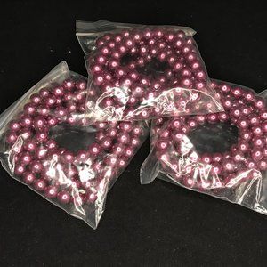 Womens/Girls Purple Bead Necklace